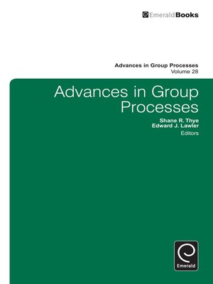 cover image of Advances in Group Processes, Volume 28